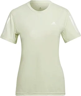 adidas Koszulka damska Own The Run, Prawie limonka, S - Koszulki i topy damskie - miniaturka - grafika 1