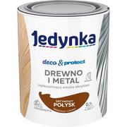 Farba akrylowa Jedynka Deco&Protect Drewno i Metal Satynowy Połysk Brązowy Ciemny 0,7 l