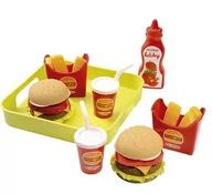 Zabawki AGD - Ecoiffier 957 - Hamburger Set z tacą - miniaturka - grafika 1