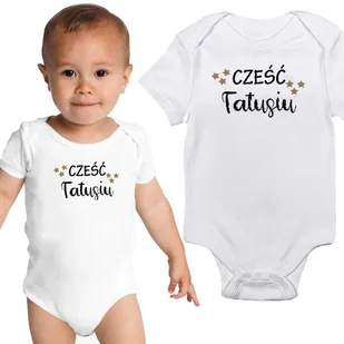 Body Dziecięce Białe CZEŚĆ TATUSIU! Różne Wzory 68 - Body dla niemowląt Body Dziecięce Białe CZEŚĆ TATUSIU! Różne Wzory 68 - Body dla niemowląt - miniaturka - grafika 1