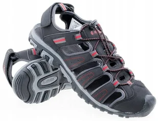 2w1 Sandały Męskie Hi-tec Tiore Buty Sportowe Trekkingowe Regulowane 43 - Sandały męskie - miniaturka - grafika 1