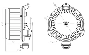 DMUCHAWA NRF 34277 8710302140 TOYOTA - Dmuchawy - miniaturka - grafika 1