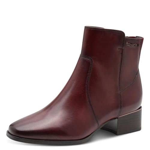 TAMARIS Damskie botki Comfort Boot, bordowe, rozmiar 36 EU, bordowy, 36 EU