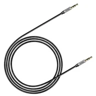 Kable - Baseus KABEL AUX BASEUS YIVEN AUDIO M30 0,5M SILVER/BLACK - Darmowe płatności online! KAB-BAS-YIV-SILBK / CAM30-AS1 - miniaturka - grafika 1
