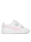 Buty dla dziewczynek - Puma Sneakersy Puma Smash 3.0 Hearty V PS 405638 01 Biały - miniaturka - grafika 1