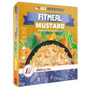ALLNUTRITION Fitmeal Mustard 420g - Zdrowa żywność - miniaturka - grafika 1