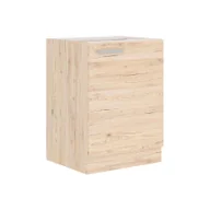 Szafki kuchenne - Szafka Dolna Stojąca 1 Drzwi 60 D 1F Bordeaux Stolarz Lempert Dąb Bordeaux - miniaturka - grafika 1