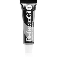 Farby do włosów i szampony koloryzujące - Refectocil henna do brwi i rzęs 1 Pure Black 15ml - miniaturka - grafika 1
