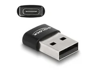 Adaptery i przejściówki - DeLOCK 60002 zmieniacz płci / kabli USB A USB C Czarny - miniaturka - grafika 1