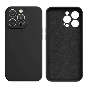 Silicone case etui Samsung Galaxy A54 5G silikonowy pokrowiec czarne - Etui i futerały do telefonów - miniaturka - grafika 1