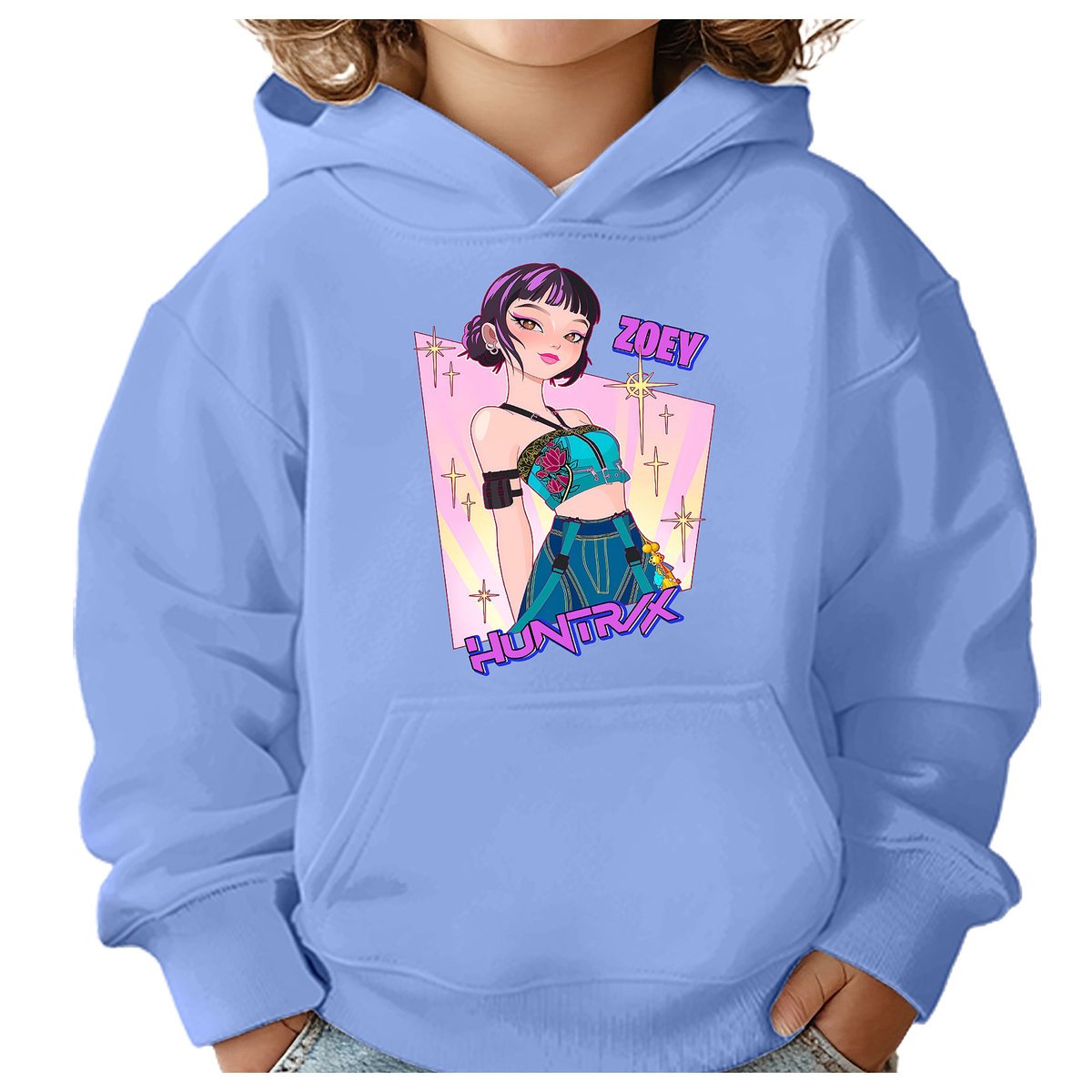 BLUZA DZIECIĘCA HUNTRIX ZOEY KPOP 146-152 Z KAPTUREM BAWEŁNIANA JAKOŚĆ