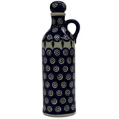 Domowy wyrób alkoholu - Ceramiczna butelka z korkiem Ceramika Bolesławiec - miniaturka - grafika 1