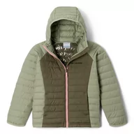 Odzież sportowa dziecięca - Kurtka zimowa dziewczęca Columbia Powder Lite Girls Hooded Jacket - miniaturka - grafika 1