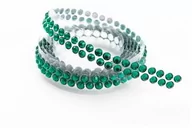 Scrapbooking - Kryształki Samoprzylepne Na Taśmie 0.9 M Zielone, Dp Craft - miniaturka - grafika 1