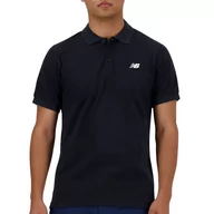 Koszulki sportowe męskie - Koszulka New Balance MT41503BK - czarna - miniaturka - grafika 1