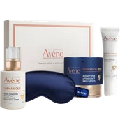 Zestawy kosmetyków damskich - Zestaw Avene Dermabsolu Zaawansowana pielęgnacja ujędrniająca, liftingujący krem na noc, 40 ml + krem wypełniający kontur oka, 15 ml + serum przywracające kontur twarzy, 30 ml - miniaturka - grafika 1