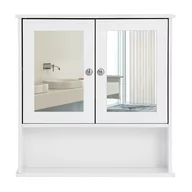 Szafki łazienkowe - Szafka łazienkowa SONGMICS , biała, 56x13x58 cm - miniaturka - grafika 1
