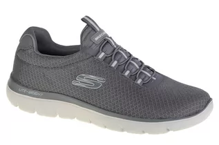 Półbuty męskie - Skechers ziemi męskie buty syntetyk Wander - szary - 46 EU 52811/CHAR - grafika 1