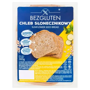 Bezgluten Chleb słonecznikowy 300g. Produkt bezglutenowy - Pieczywo chrupkie - miniaturka - grafika 1