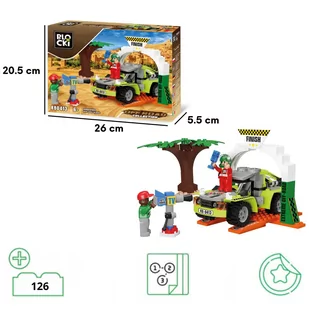 KLOCKI BLOCKI – OFFROAD Collection – Na podium rajdu KB0413 - Klocki - miniaturka - grafika 2