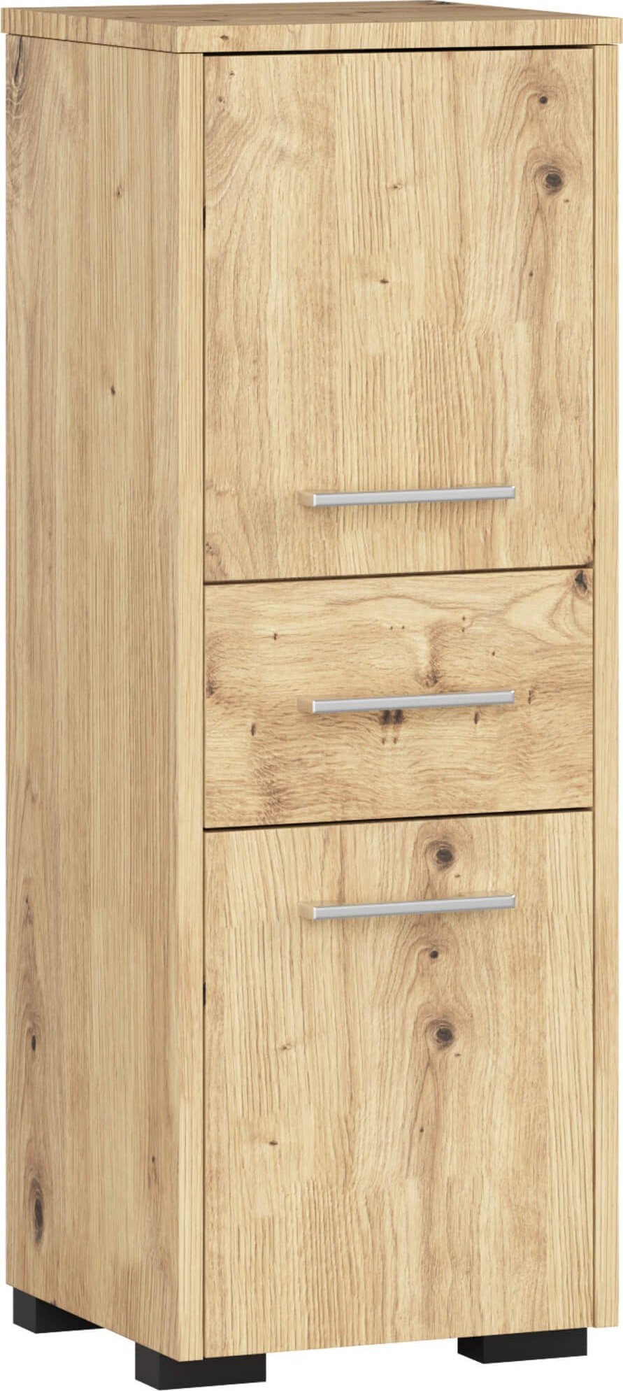 SZAFKA - SŁUPEK REGAŁ ŁAZIENKOWY FIN 2D 1SZ DĄB ARTISAN