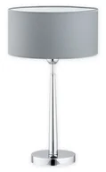 Lampy stojące - Lemir Orso lampka stołowa 1 pł. / chrom + szary O2878 L1 CH + SZA - miniaturka - grafika 1