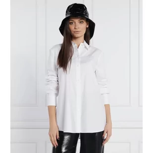 Karl Lagerfeld Koszula Jacquard Monogram | Regular Fit - Koszule damskie - miniaturka - grafika 1