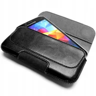 Etui i futerały do telefonów - FIXED Etui na komórkę Sarif se zavíráním PU kůže 5XL+ RPSFH-001-5XL+) Czarne - miniaturka - grafika 1