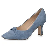 Czółenka - CAPRICE Damskie czółenka 9-9-22420-20, Blue Suede, 38 EU - miniaturka - grafika 1