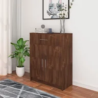 Kredensy - vidaXL Lumarko Kredens, 71x35x88 cm, płyta wiórowa, brązowy dąb 340242 - miniaturka - grafika 1