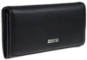 Portfele - Portfel damski duży BIG STAR JJ674056 czarny - miniaturka - grafika 1