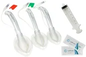 Sprzęt ratunkowy - Med-war Zestaw masek krtaniowych PVC (roz. 3, 4, 5) + strzykawka + 3x lubrykant - miniaturka - grafika 1