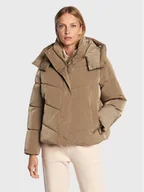 Kurtki damskie - Calvin Klein Kurtka zimowa K20K204693 Beżowy Regular Fit - miniaturka - grafika 1