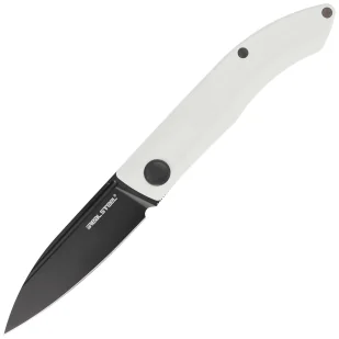 Nóż składany Real Steel Stella White G10, Blackwash VG-10 by Poltergeist Works (7051BW) - Noże - miniaturka - grafika 1