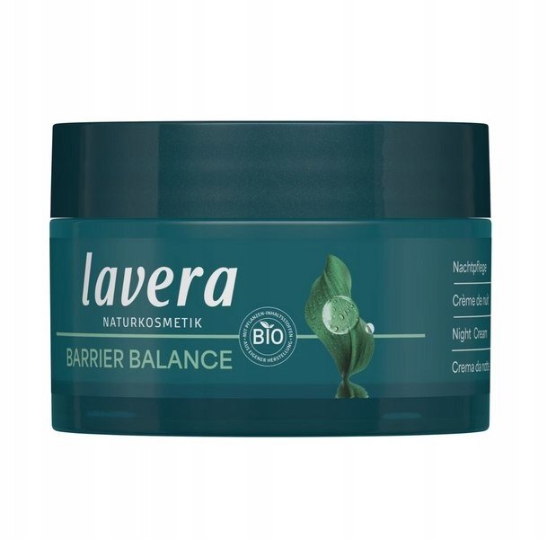Krem na noc Barrier Balance z prebiotykami i bio-zieloną herbatą Lavera