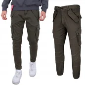 Spodnie męskie - Spodnie Alpha Industries Combat Pant LW 126215 136 Grafitowe 30 - miniaturka - grafika 1
