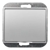 Gniazdka elektryczne - Abex Gniazdo Nova Moduł 2P+Z IP44 srebrne - miniaturka - grafika 1