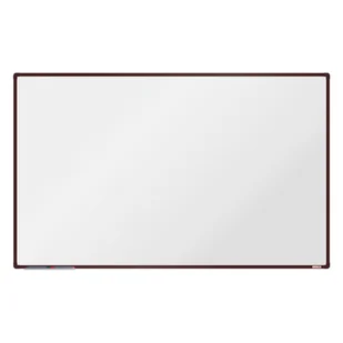 boardOK Biała magnetyczna tablica boardOK, 200 x 120 cm, brązowa rama VOK200120-1500 - Tablice i flipcharty - miniaturka - grafika 1