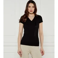 Koszulki i topy damskie - Armani Exchange T-shirt Slim Fit - miniaturka - grafika 1