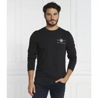Koszulki męskie - Gant Longsleeve MEDIUM ARCHIVE SHIELD | Regular Fit - miniaturka - grafika 1