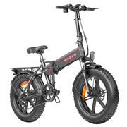 Rowery elektryczne - Składany rower elektryczny Engwe EP-2 Pro 20-calowe grube opony, silnik 250W, bateria 13Ah, maks. prędkość 35km/h - czarny - miniaturka - grafika 1