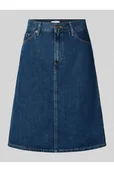 Spódnice - Spódnica jeansowa o kroju straight fit ze średnim stanem - Tommy Hilfiger - miniaturka - grafika 1
