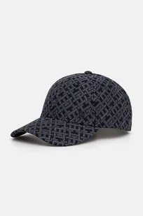 Tommy Hilfiger czapka z daszkiem kolor granatowy wzorzysta AM0AM12804 - Czapki męskie - miniaturka - grafika 1