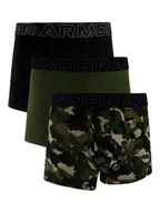 Majtki męskie - Bokserki męskie Under Armour Perf Cotton Nov 3in Green XL - miniaturka - grafika 1
