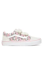 Buty dla dziewczynek - Vans Tenisówki Old Skool V VN000CYDCY71 Écru - miniaturka - grafika 1