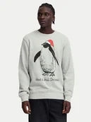 Bluzy męskie - Blend Bluza 20717595 Szary Regular Fit - miniaturka - grafika 1