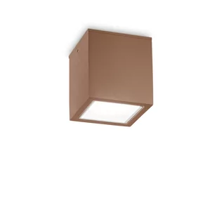 Ideal Lux Lampa sufitowa zewnętrzna TECHO PL1 BIG kawowy 251547 251547/IL - Lampy ogrodowe - miniaturka - grafika 1