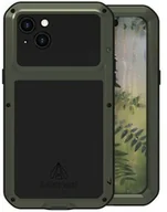 Etui i futerały do telefonów - LOVE MEI Etui pancerne + szkło Powerful do iPhone 15 Plus, zielone - miniaturka - grafika 1