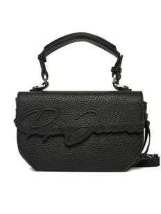Pepe Jeans Torebka Amber Script PL031664 Czarny - Torebki damskie - miniaturka - grafika 1