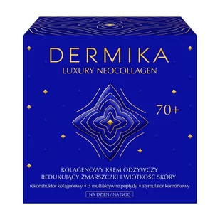 Dermika Luxury Neocollagen 70+ kolagenowy krem odżywczy do redukcji zmarszczek i wiotkości skóry na dzień i na noc 50ml - Kremy do twarzy - miniaturka - grafika 1